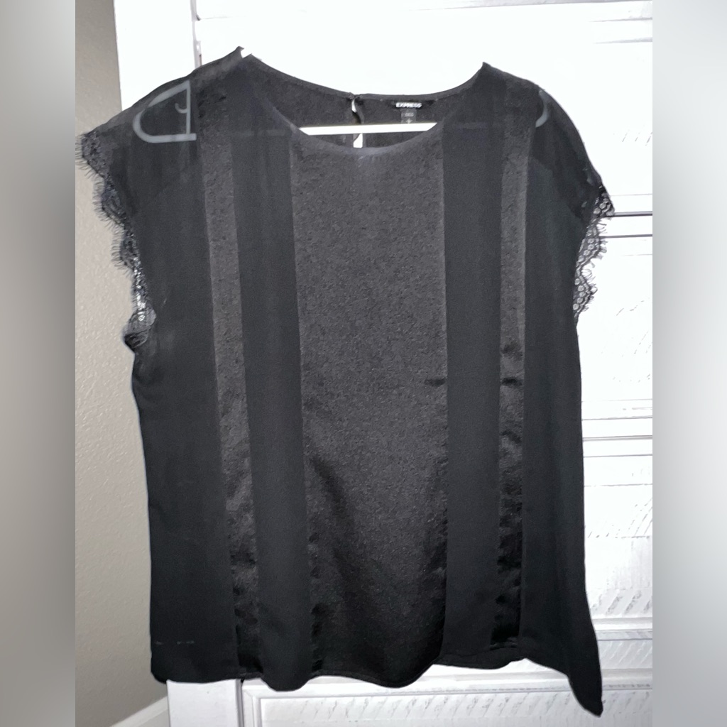 Express Elegant Black Blouse